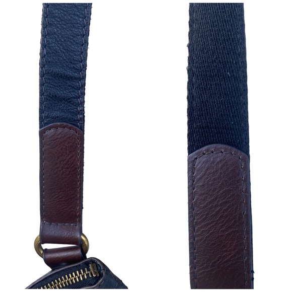 Fossil Black Pebbled Leather Crossbody Purse - Picture 11 of 14